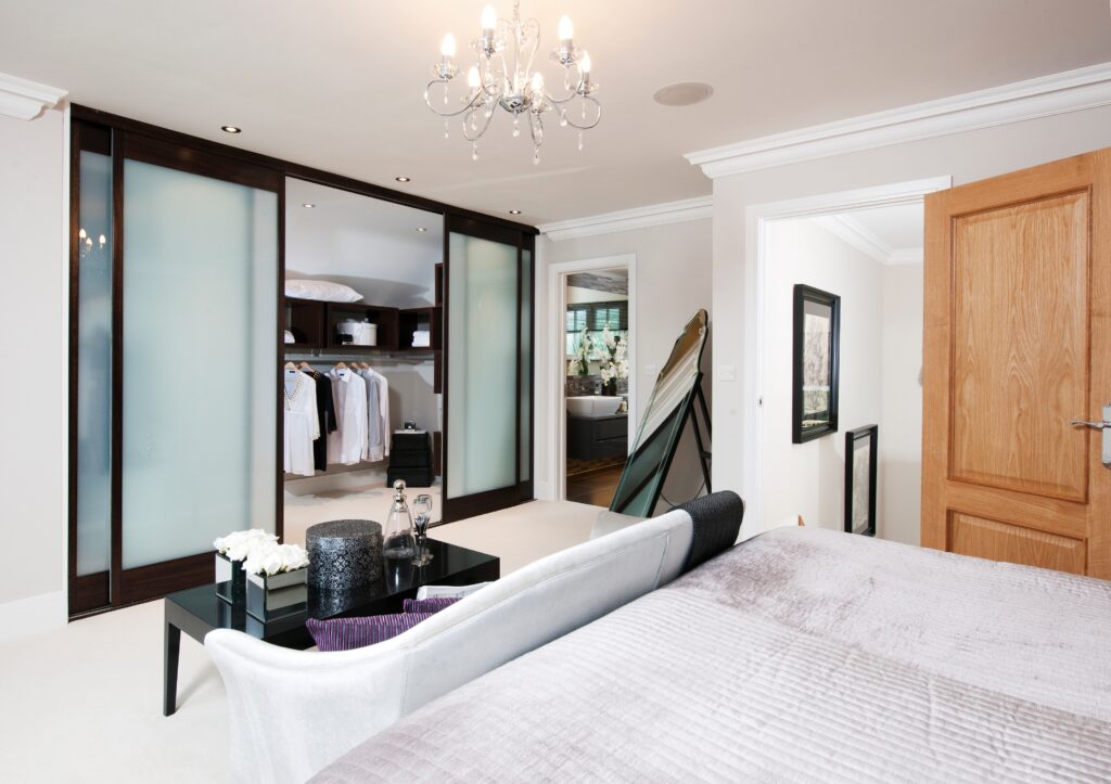 Solid wood room partition