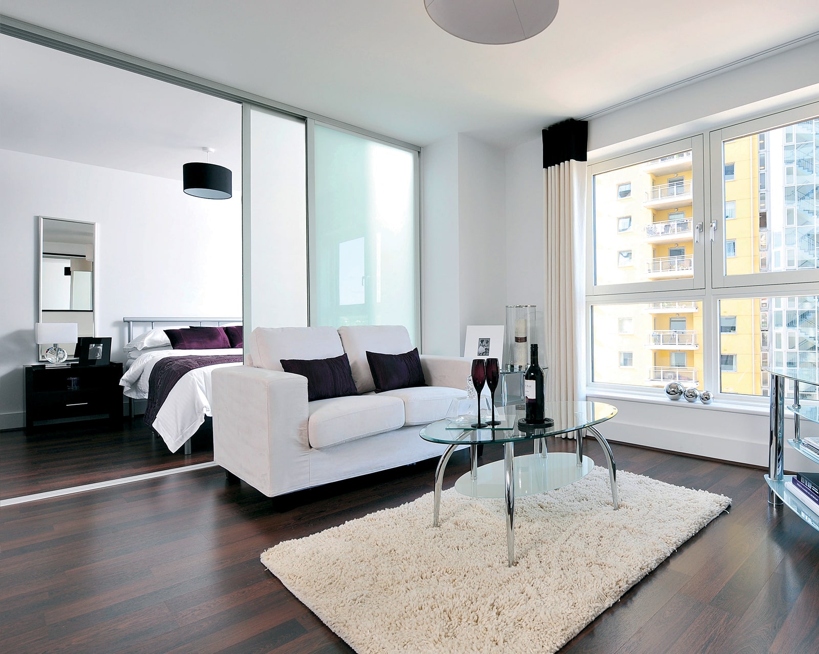 Sliding room dividers